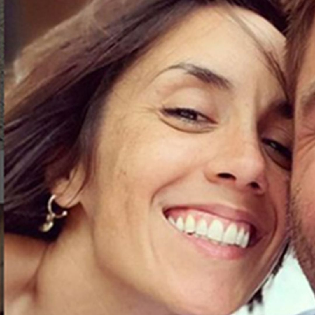 Janette Manrara cradles bump for husband Aljaz Skorjanec during romantic date