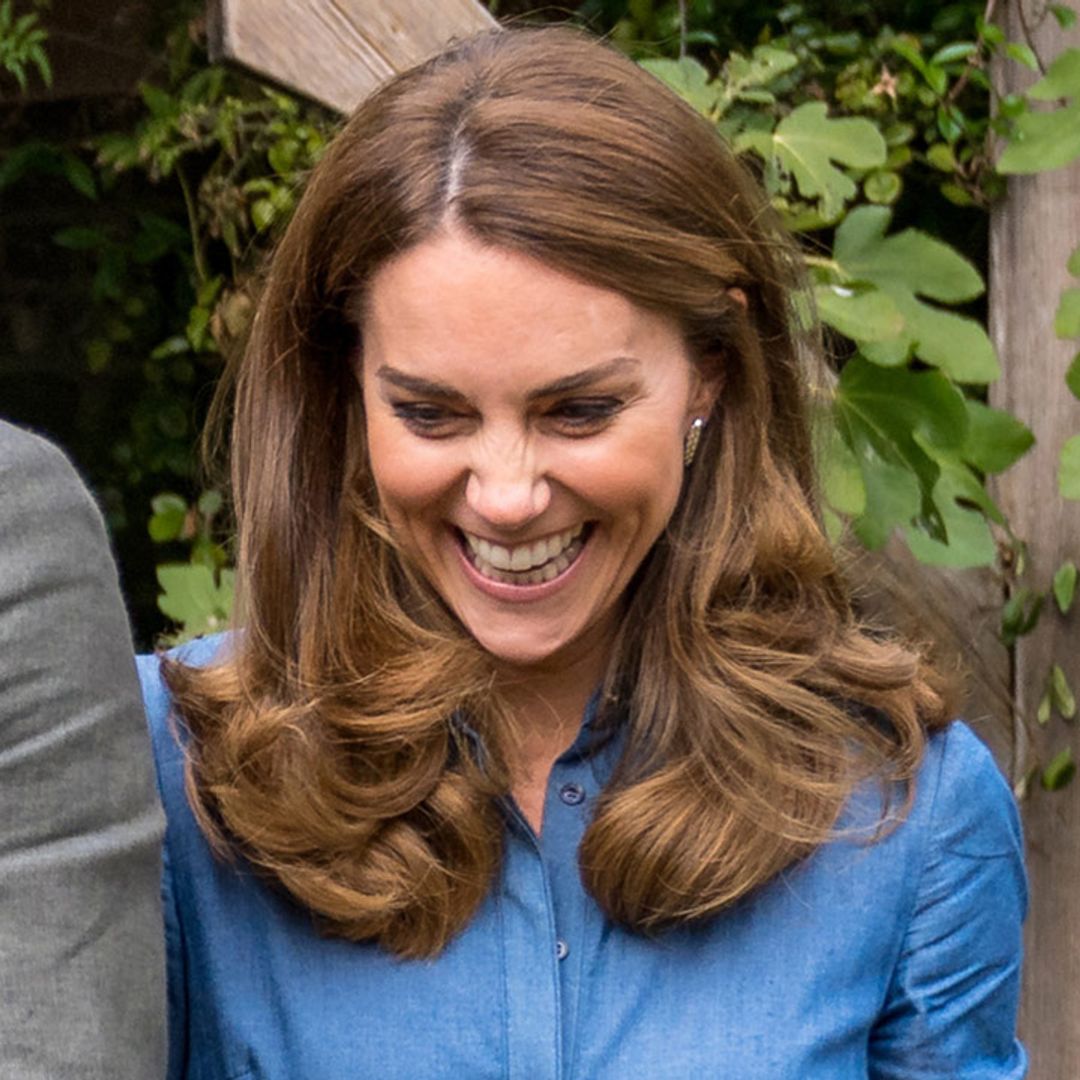 Kate Middleton stuns in chic denim shirt dress to meet Sir David Attenborough