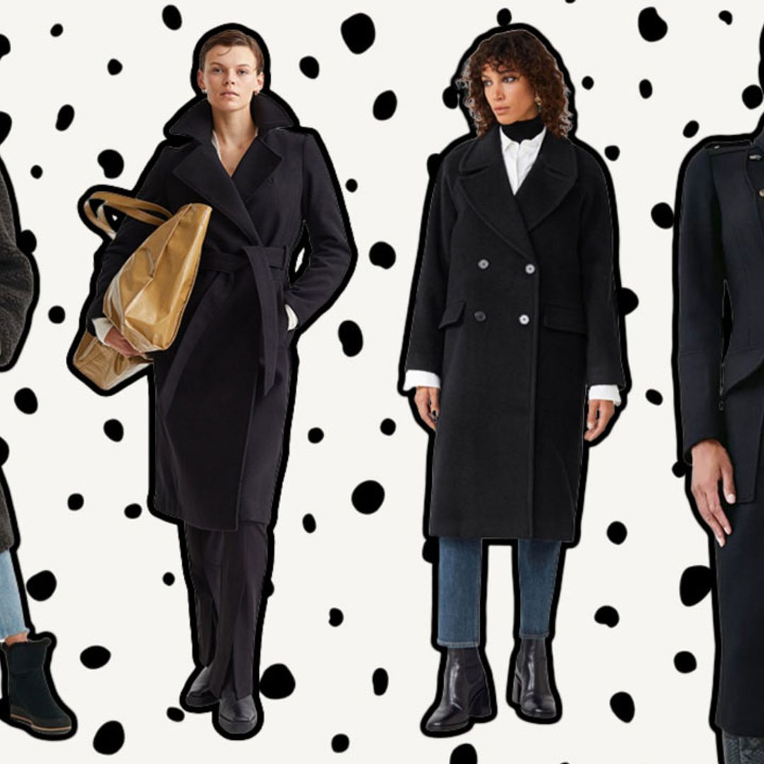 13 black coats to keep you looking chic, whatever the weather