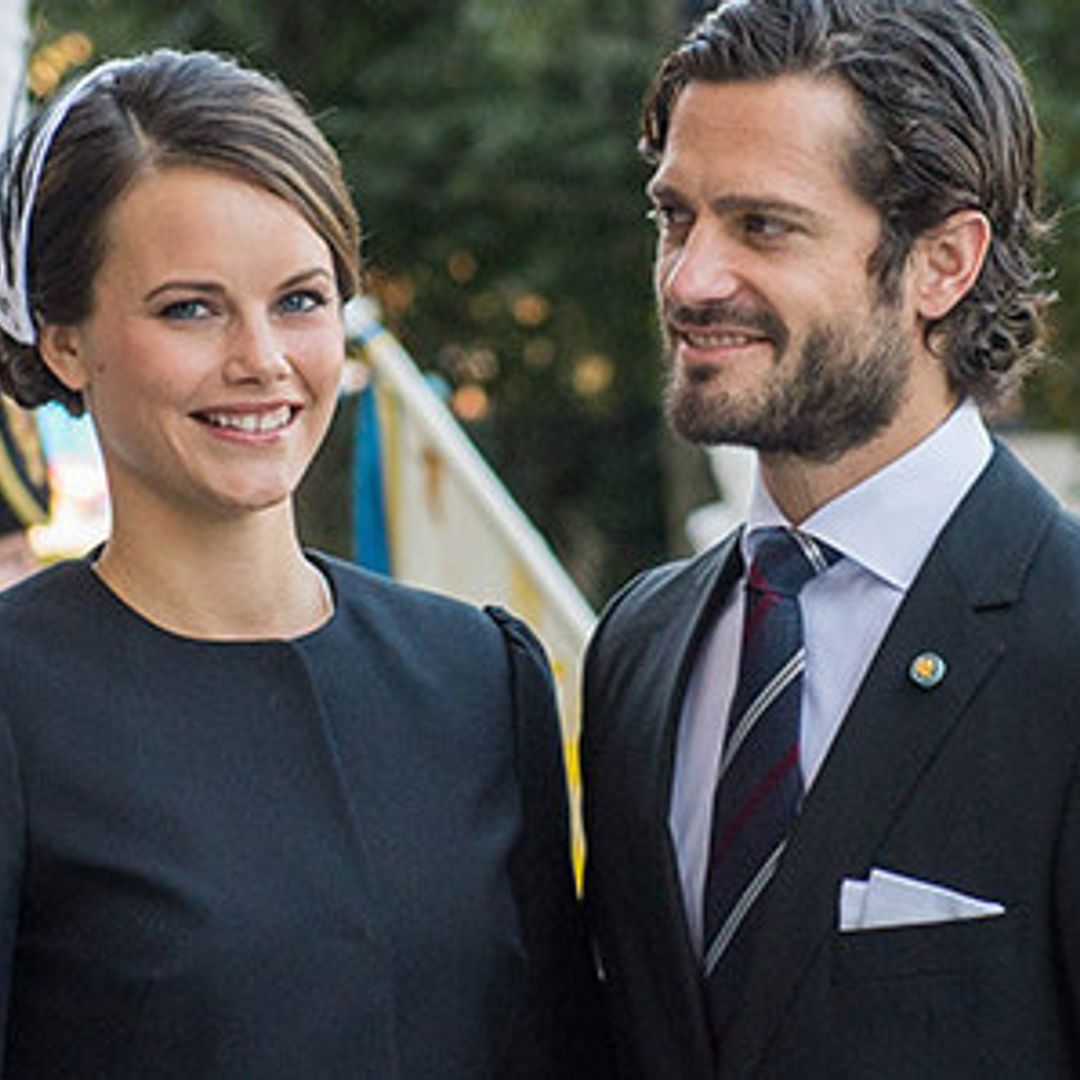 Sofia Hellqvist and fiancé Prince Carl Philip of Sweden open parliament together