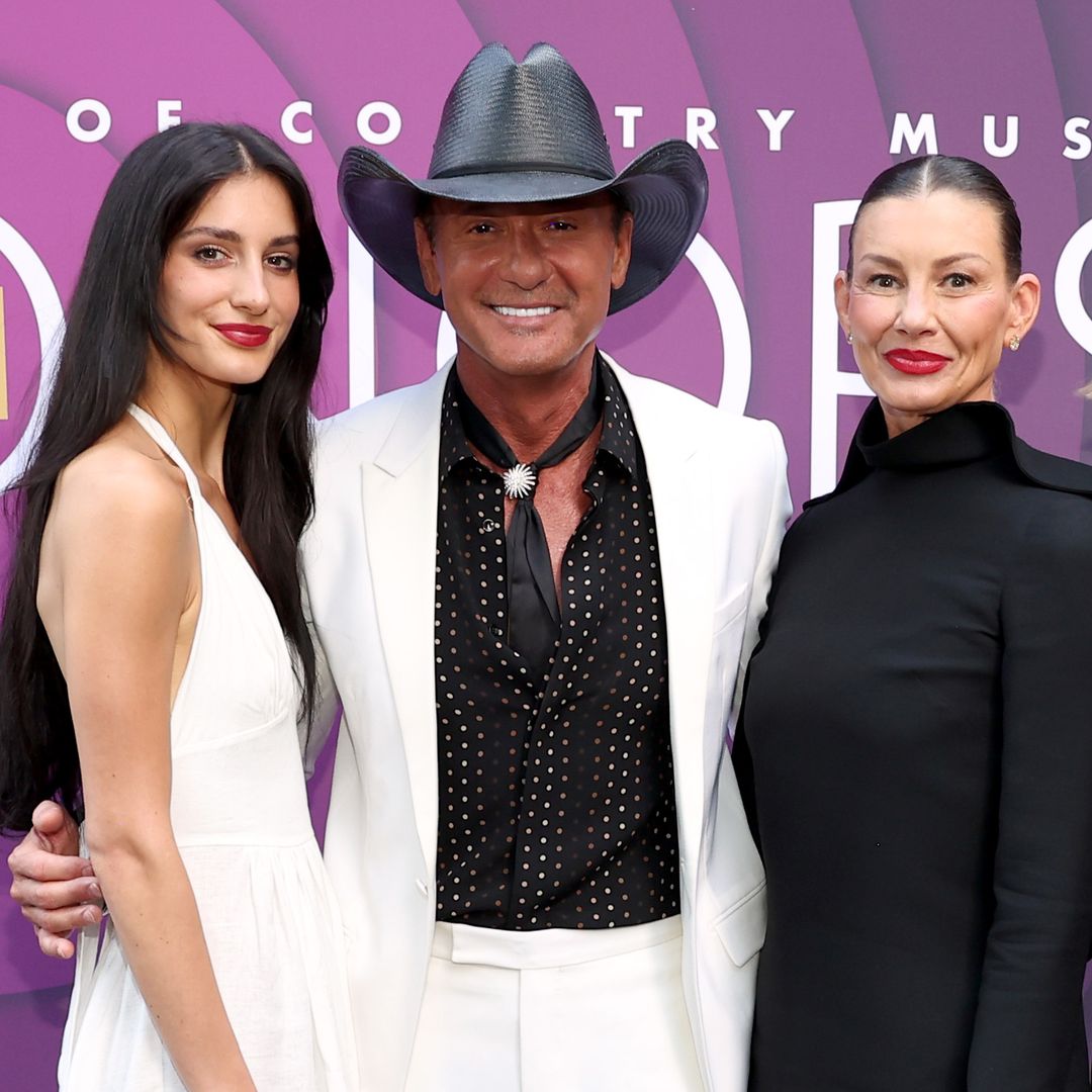 Tim McGraw and Faith Hill's youngest daughter Audrey dons sheer white dress for rare star-studded night out