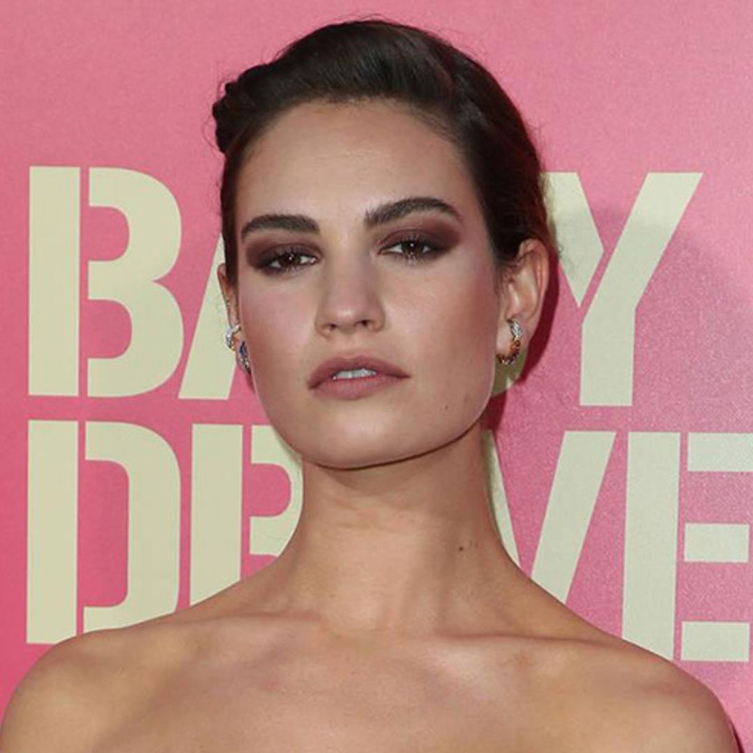 Lily James launches new Burberry fragrance campaign with seductive ads