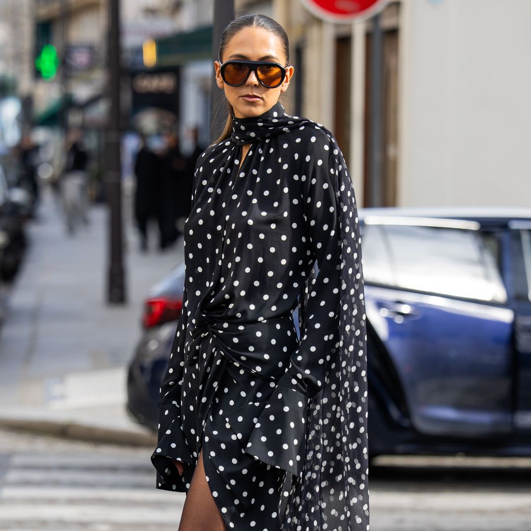 9 timeless polka dot dresses to wear this season & beyond