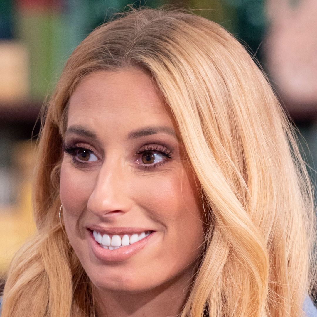 Stacey Solomon stuns in frilly bikini for beach photos with twinning Rose and Belle