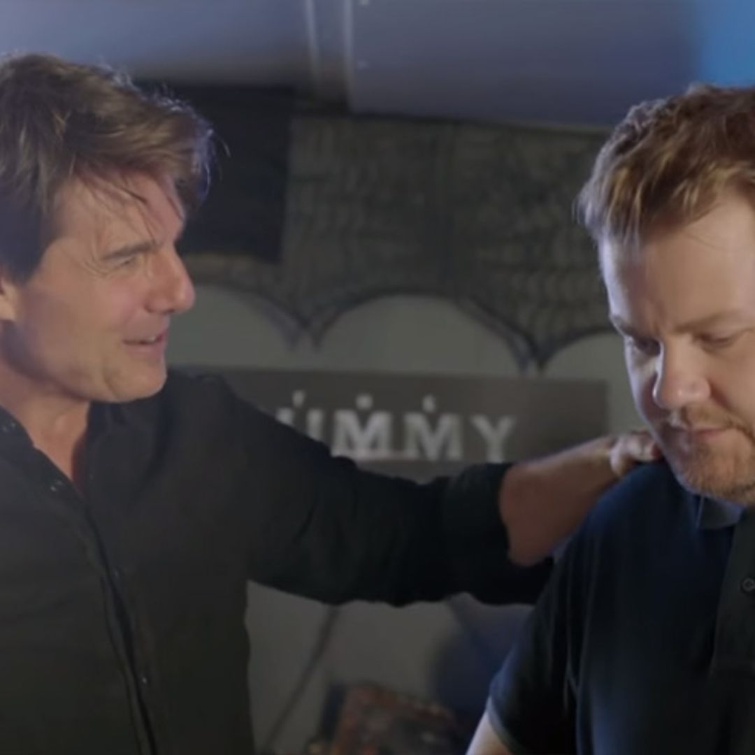 James Corden takes Tom Cruise for a boat ride on the Thames! See the hilarious video