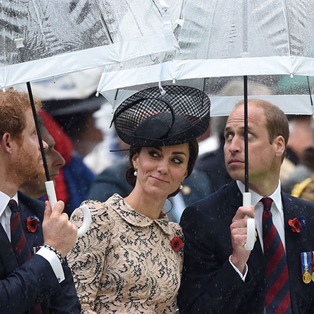 The rainy day style that Prince William and Kate have inherited from the Queen