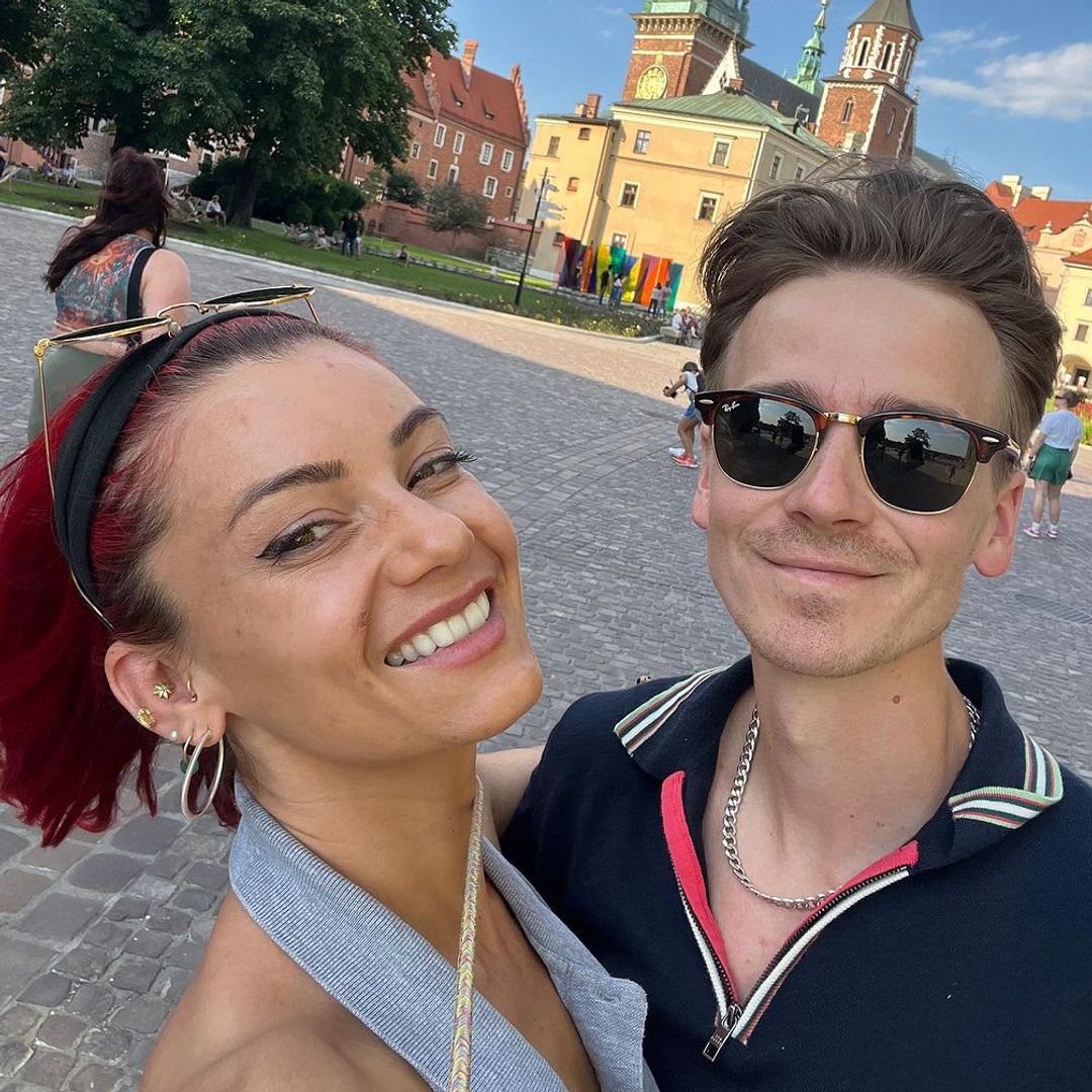 Dianne Buswell and Joe Sugg tease exciting news after 'best day ever' during holiday