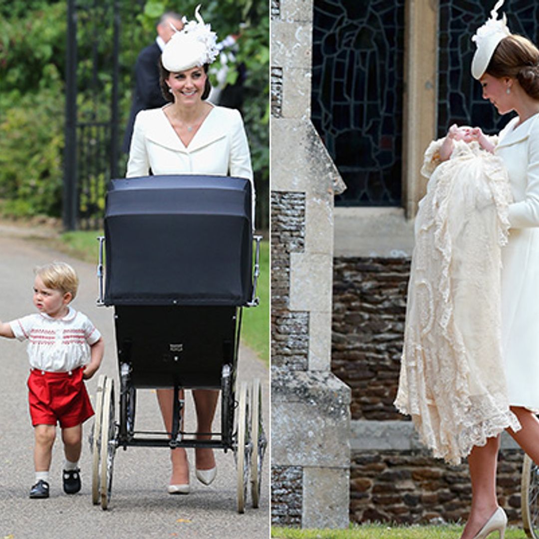 Cambridges make first appearance as family of 4 at Princess Charlotte's christening