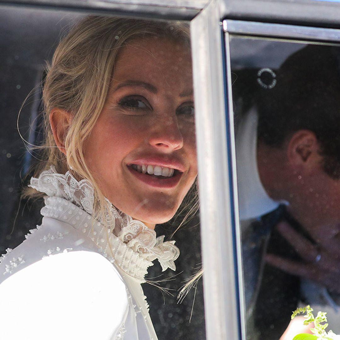 Ellie Goulding bucks the trend in exquisite black wedding dress – see photos