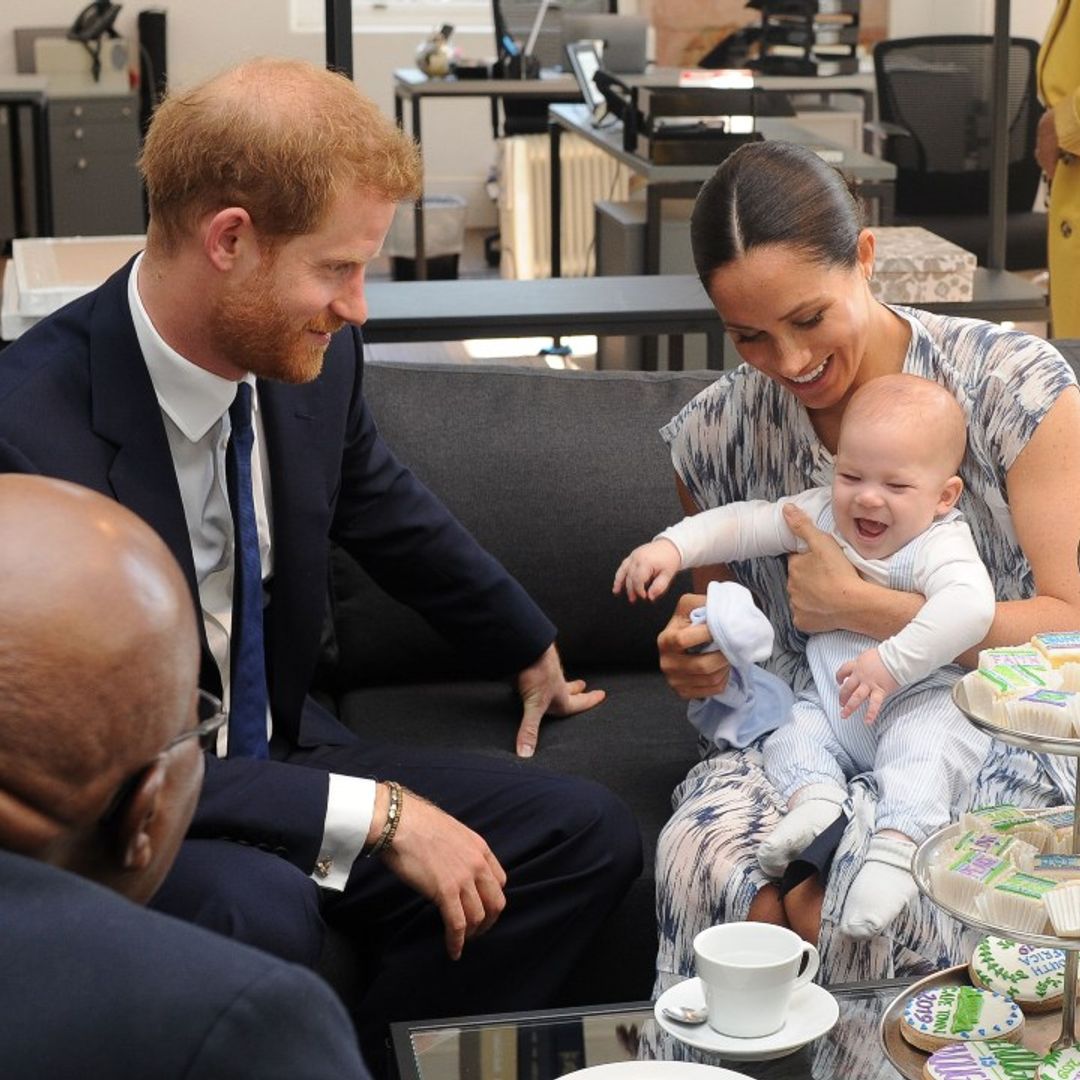 VIDEO: Watch Prince Harry and Meghan Markle coo over royal baby Archie in adorable footage shared on Instagram