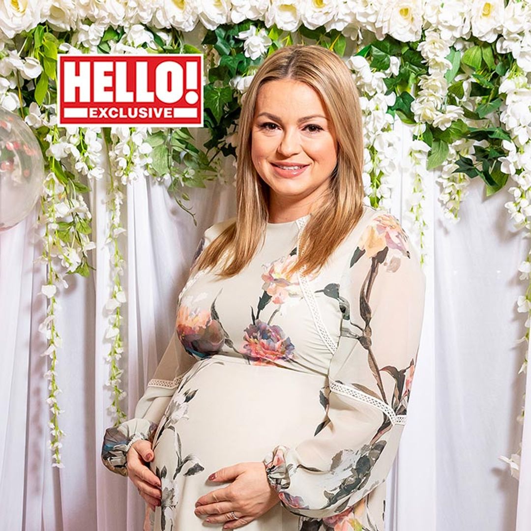 Heavily pregnant Ola Jordan celebrates baby shower as due date nears
