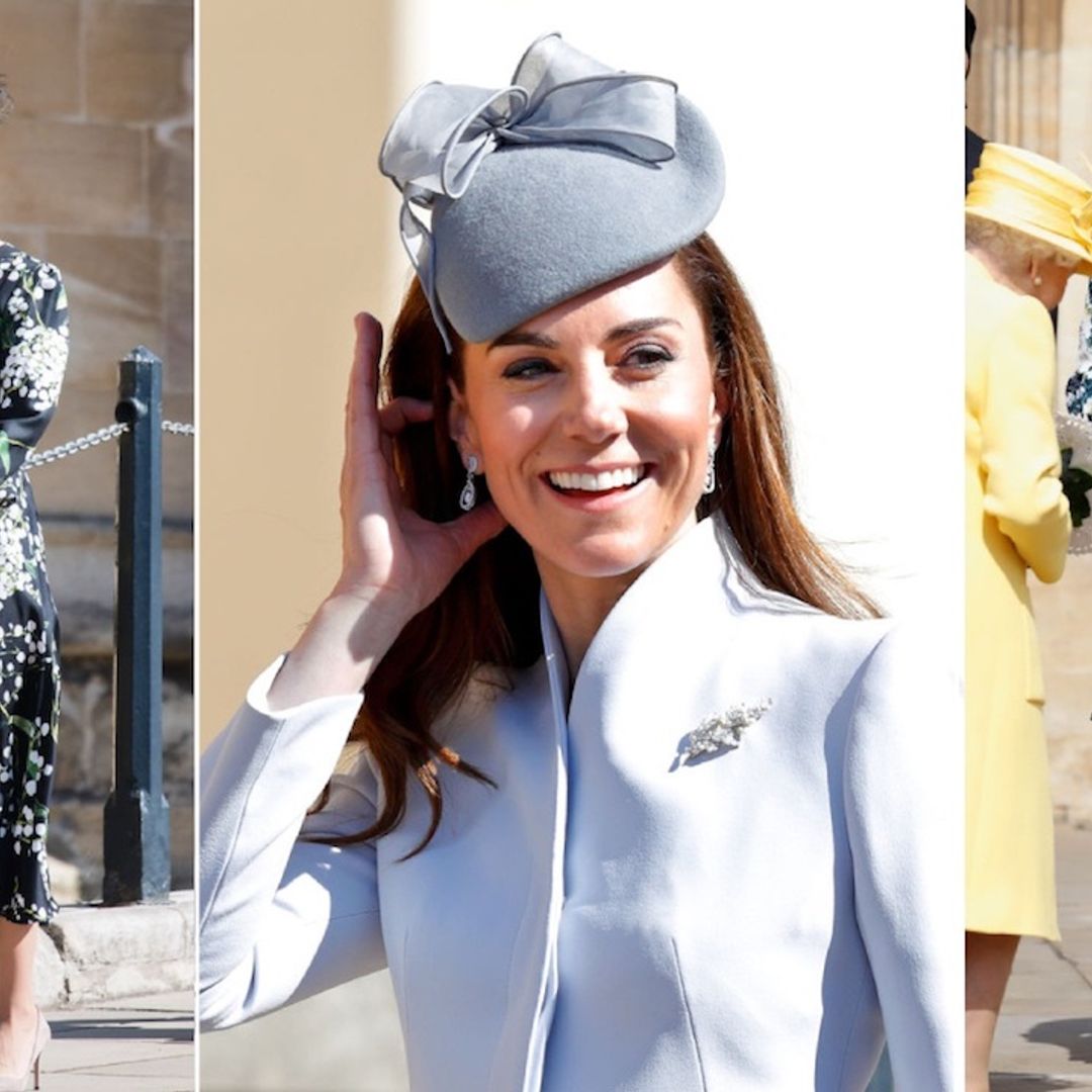 Royal ladies' elegant Easter outfits! From Kate Middleton to Princess Eugenie and Sophie Wessex