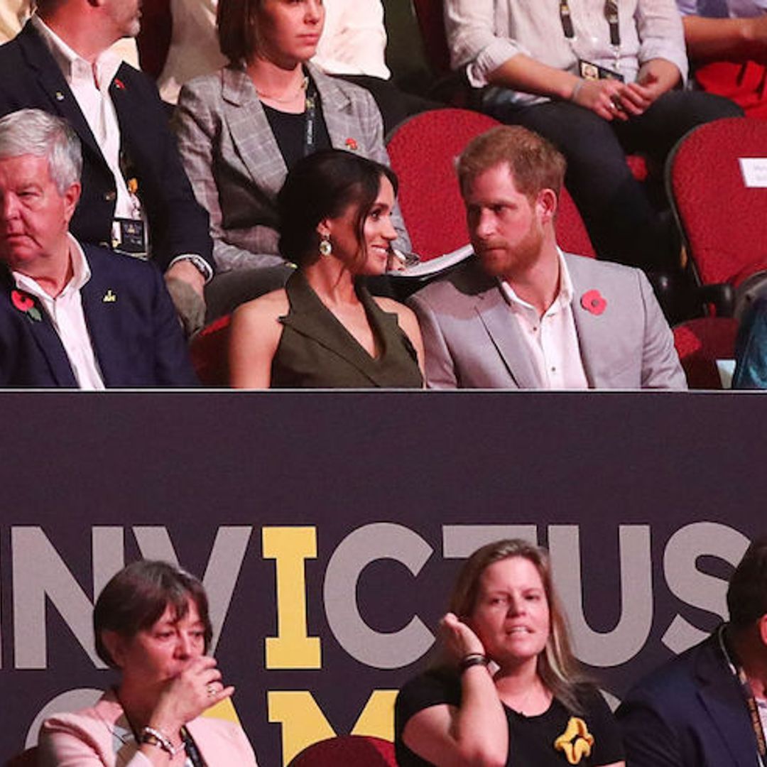 Duchess Meghan wows in tuxedo dress at Invictus Games closing ceremony with Prince Harry