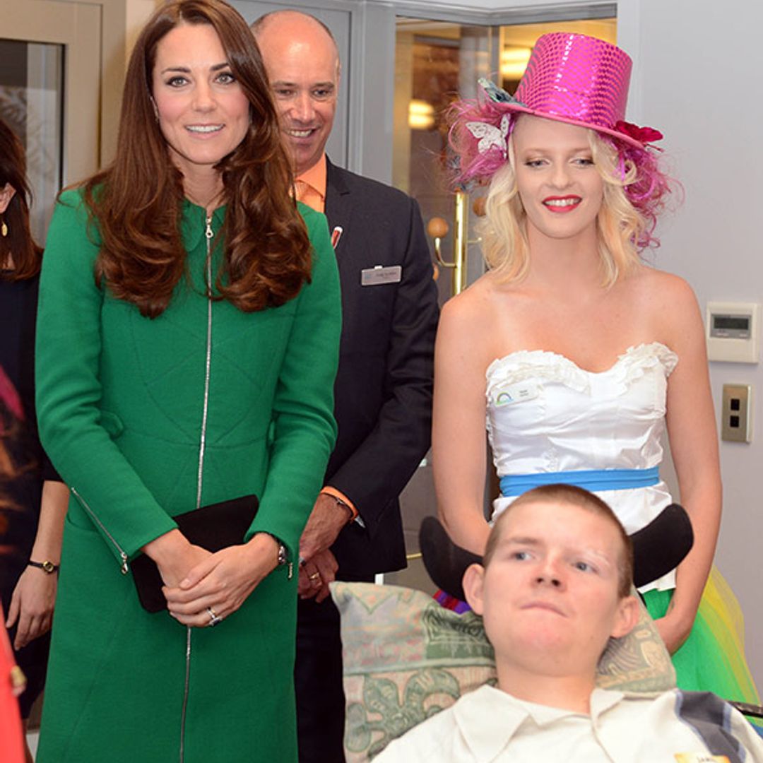 Kate Middleton is a natural with children on New Zealand hospice visit
