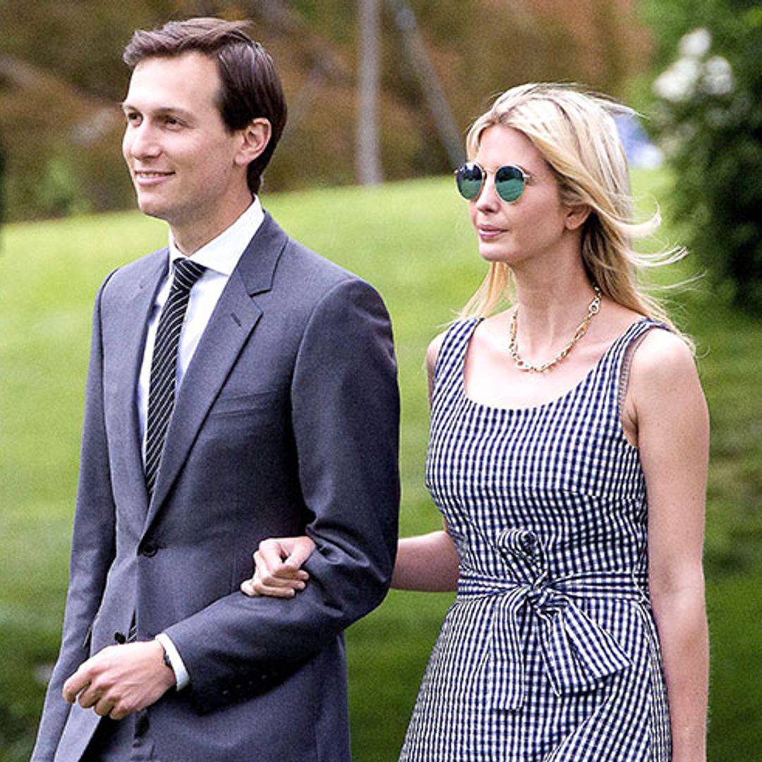 Ivanka Trump looks stylish in gingham while out in Washington