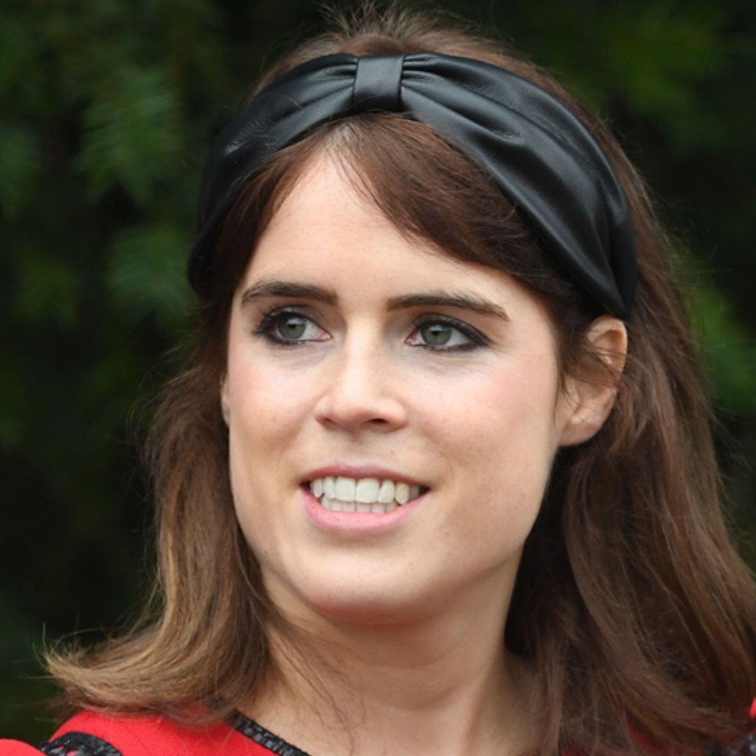 Princess Eugenie is the most festive royal in red on Christmas day