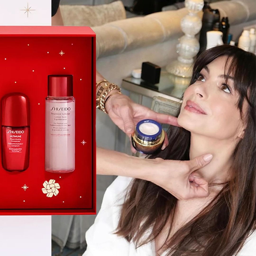 These Shiseido skincare sets make an ideal Christmas gift – and come Anne Hathaway-approved