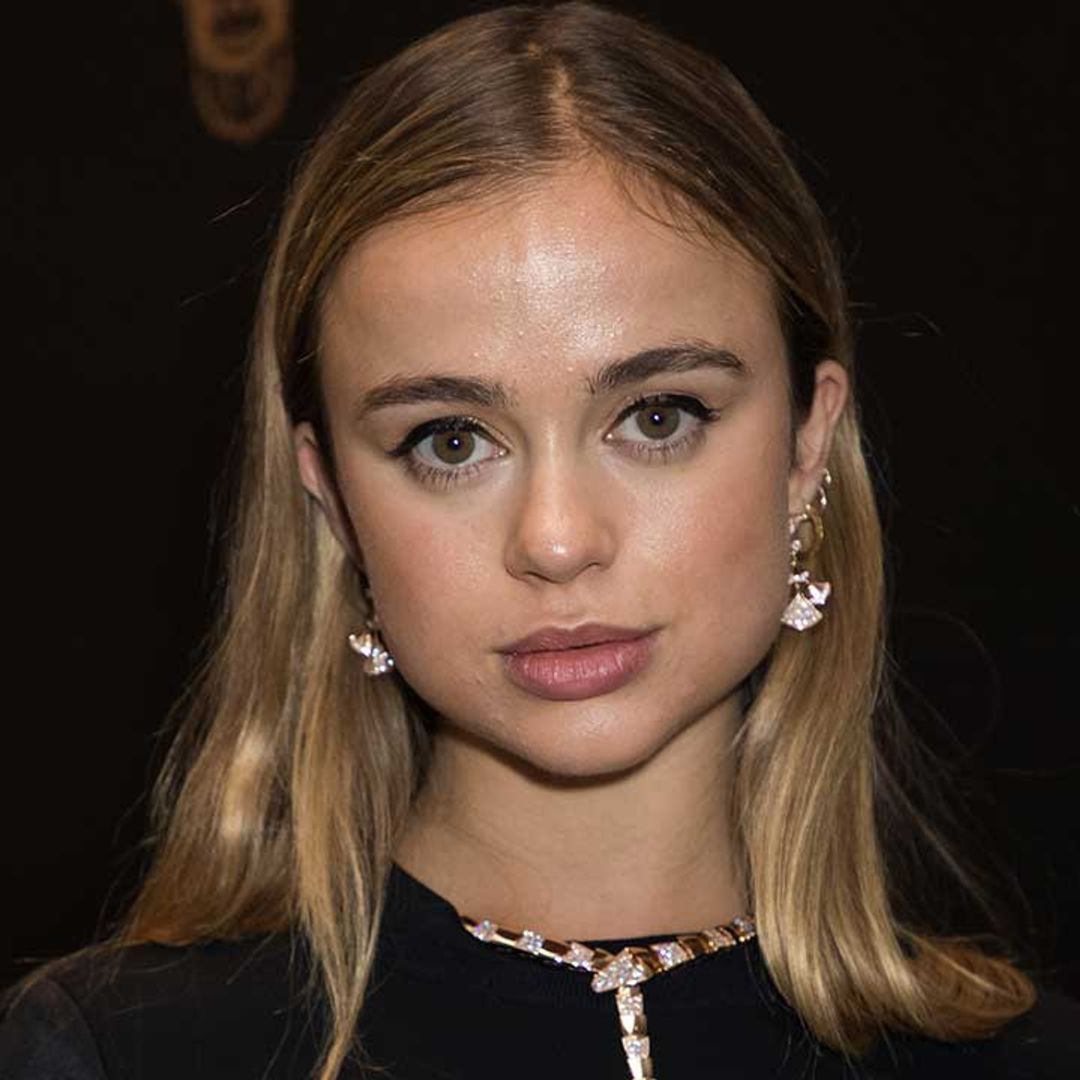 Lady Amelia Windsor nails the art of winter dressing in perfect pinstripe coat