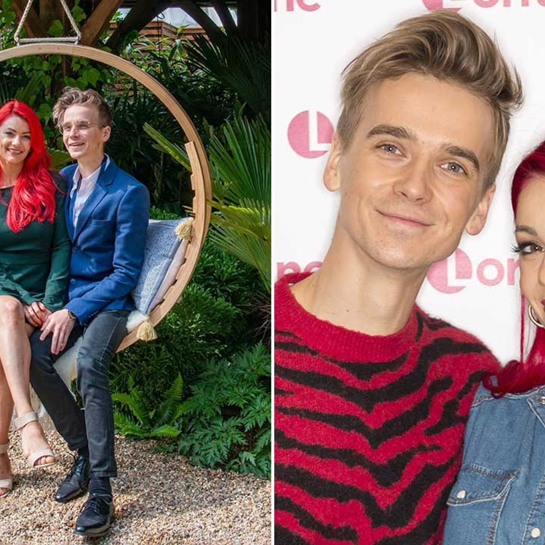 Joe Sugg's and Dianne Buswell new garden is big enough for a trampoline park