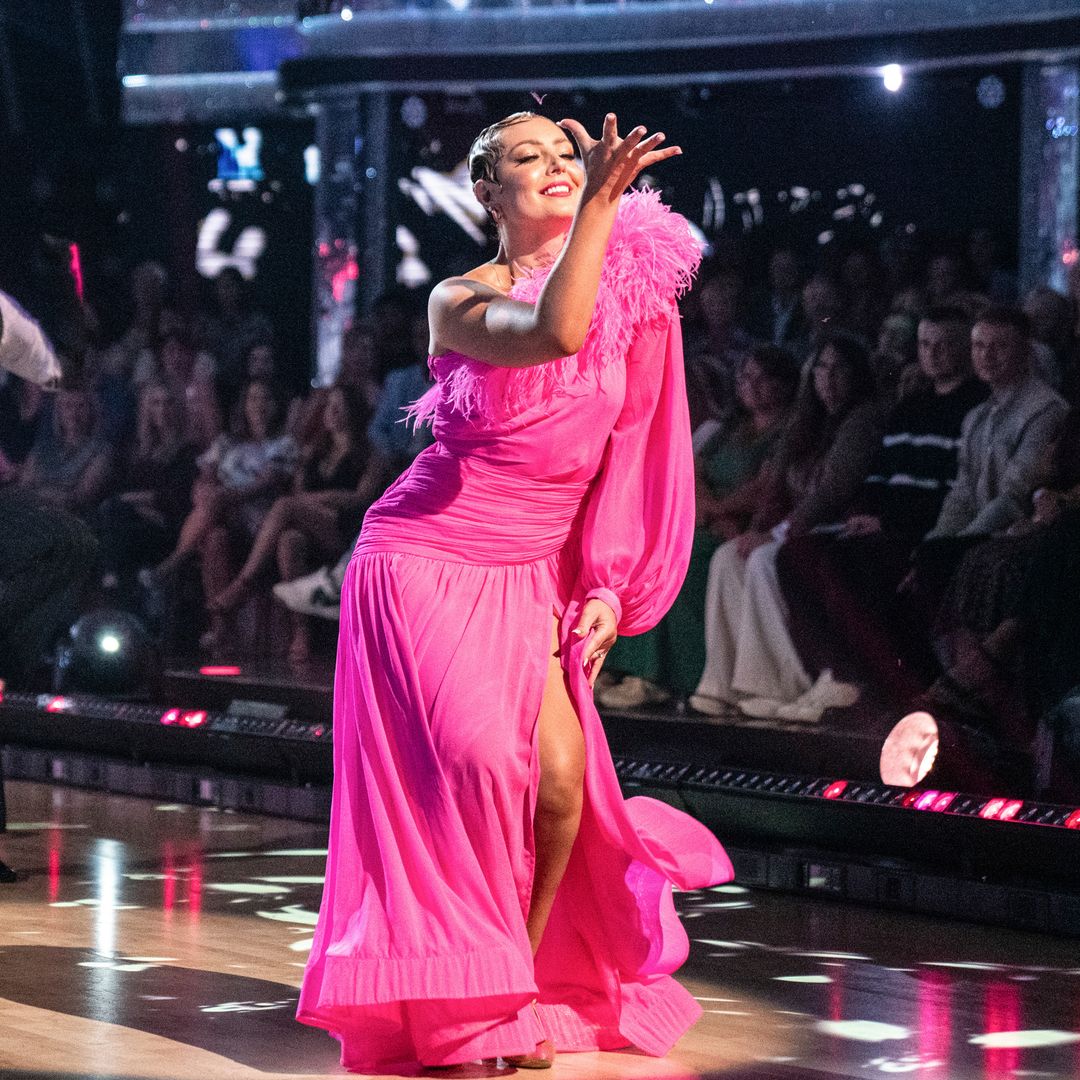 Amy Dowden makes emotional return to Strictly in dazzling pink dress – see details