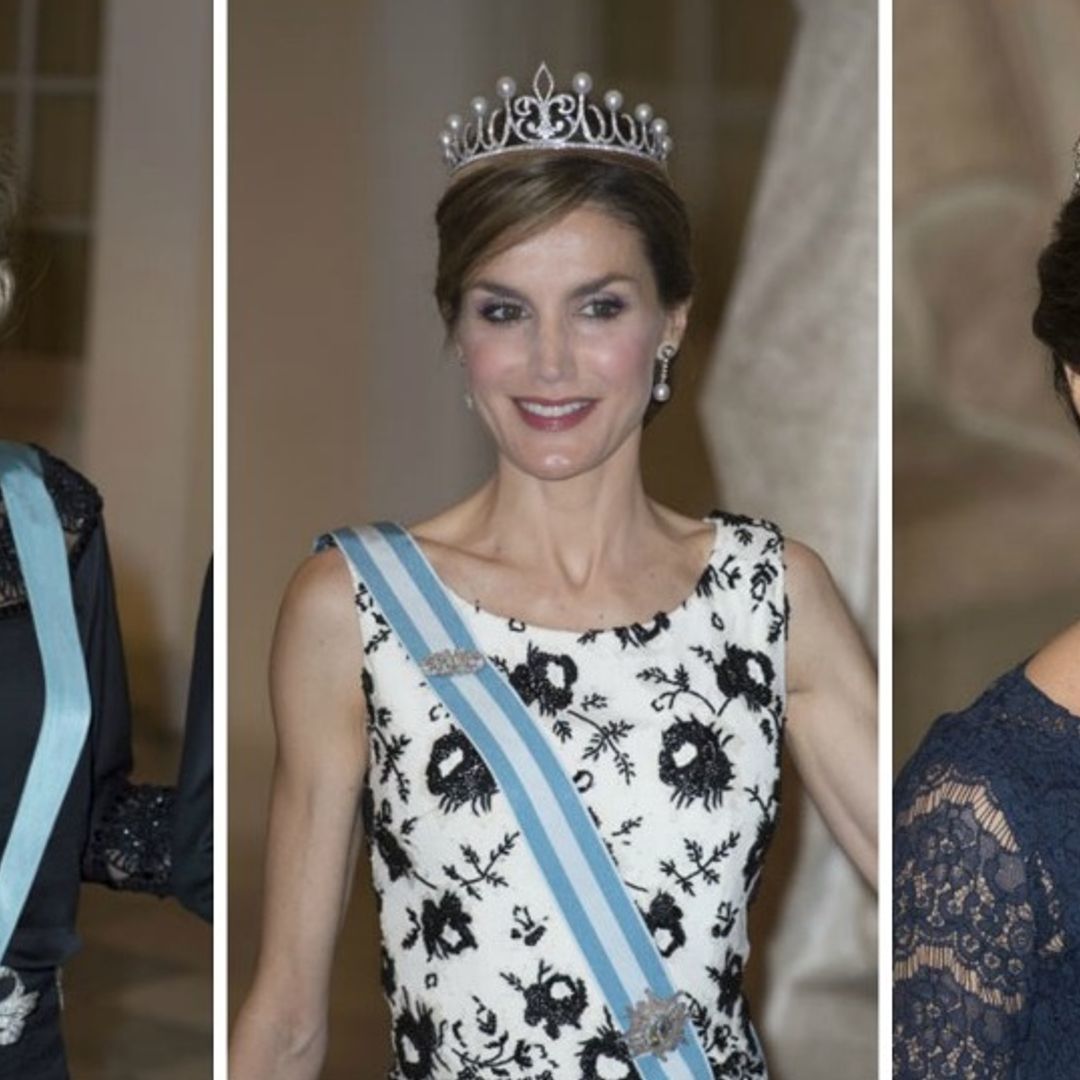 Queen Letizia debuts diamond tiara, a gift from King Felipe 10 years ago