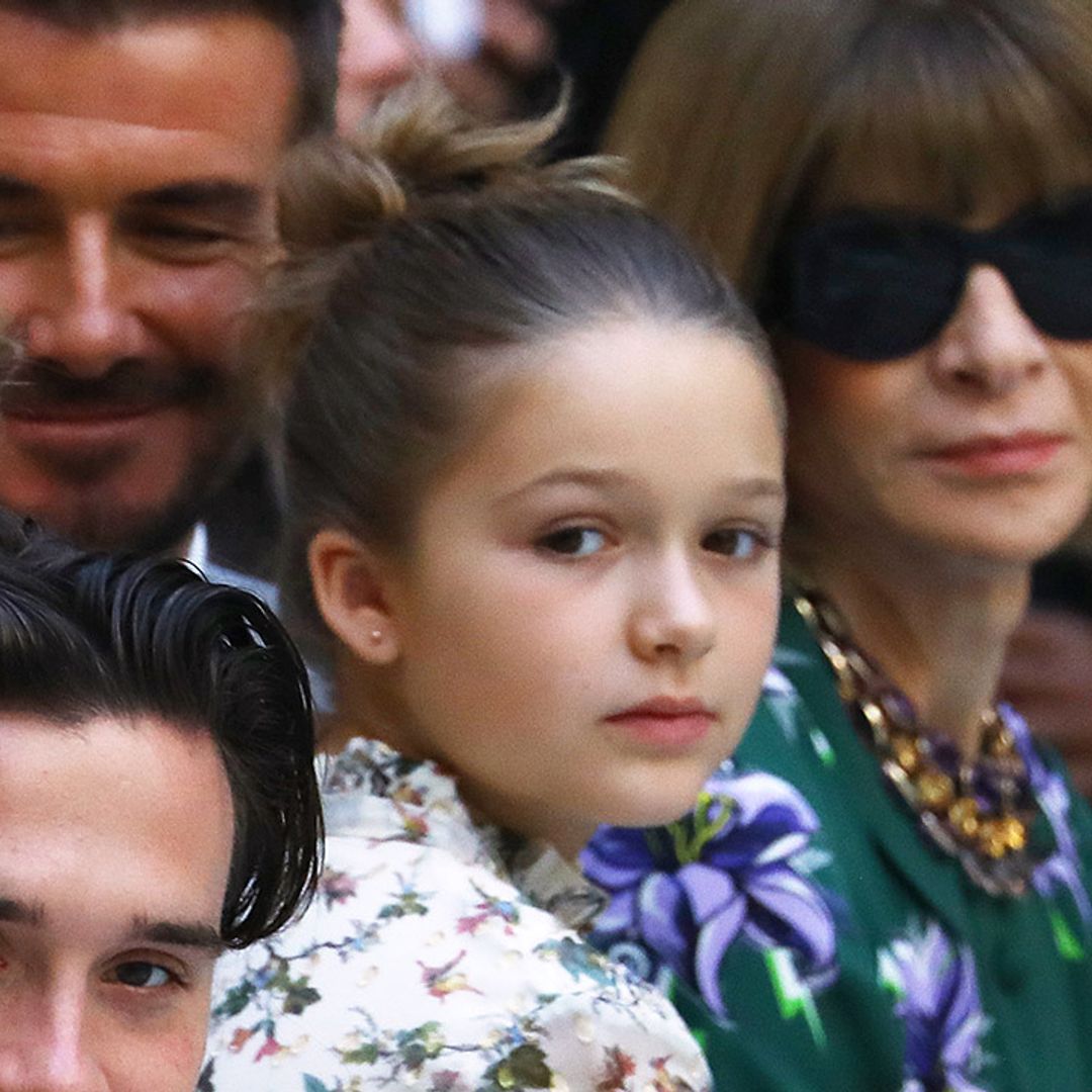 Harper Beckham rocks a slogan T-shirt and grown up jewellery in Miami