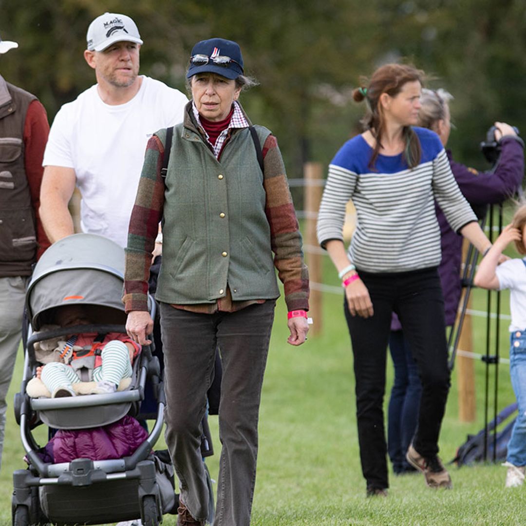 Zara Tindall supported by family after taking a tumble at horse trials
