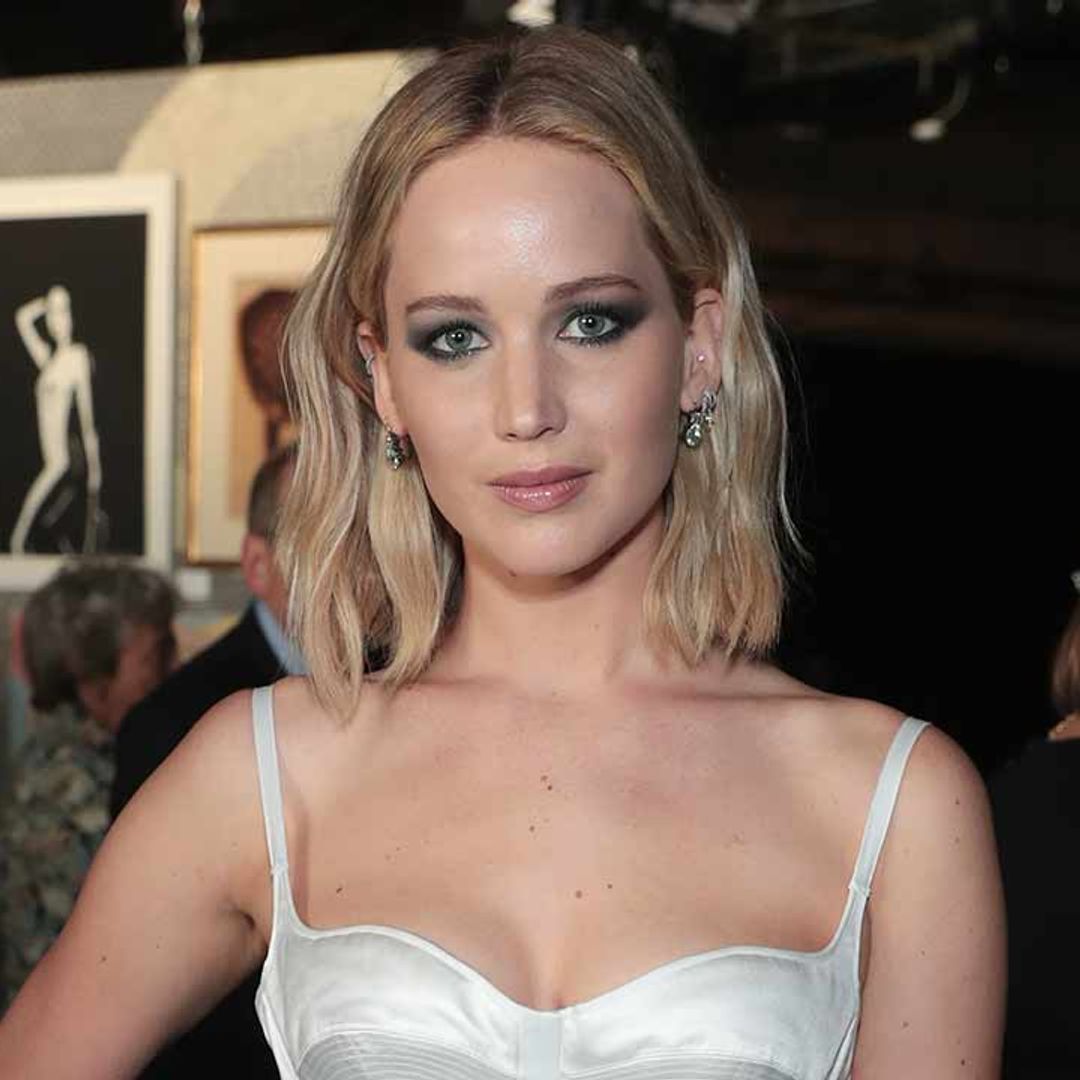Jennifer Lawrence stuns in £1,777 wedding dress at engagement party