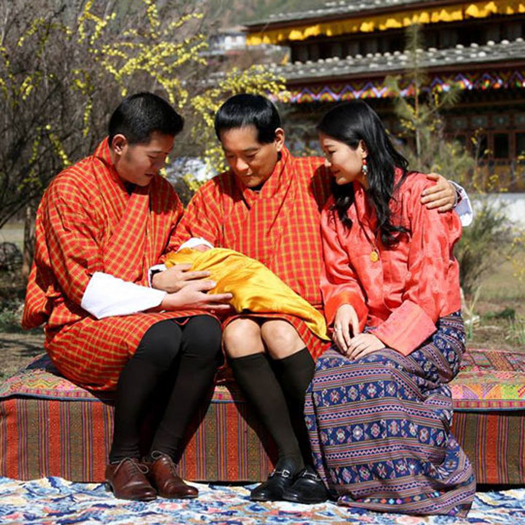 King and Queen of Bhutan share first photo of newborn son