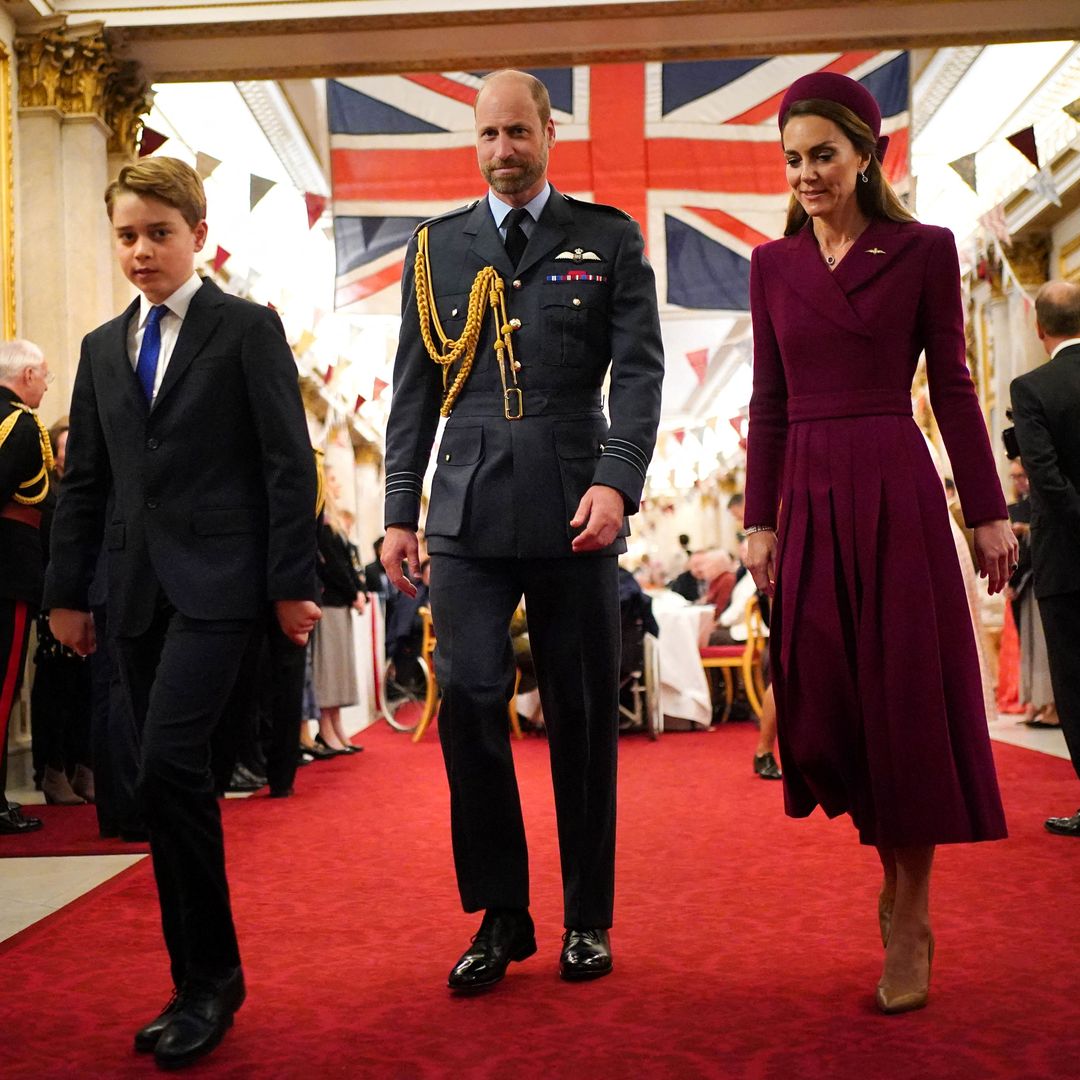 Prince George's 'big moment' as he makes surprise appearance at tea party