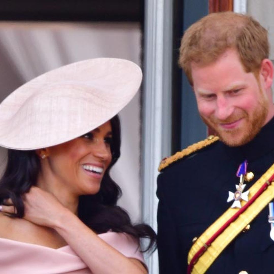 Trooping the Colour: Prince Harry's calming words to 'nervous' Meghan Markle revealed by lipreader