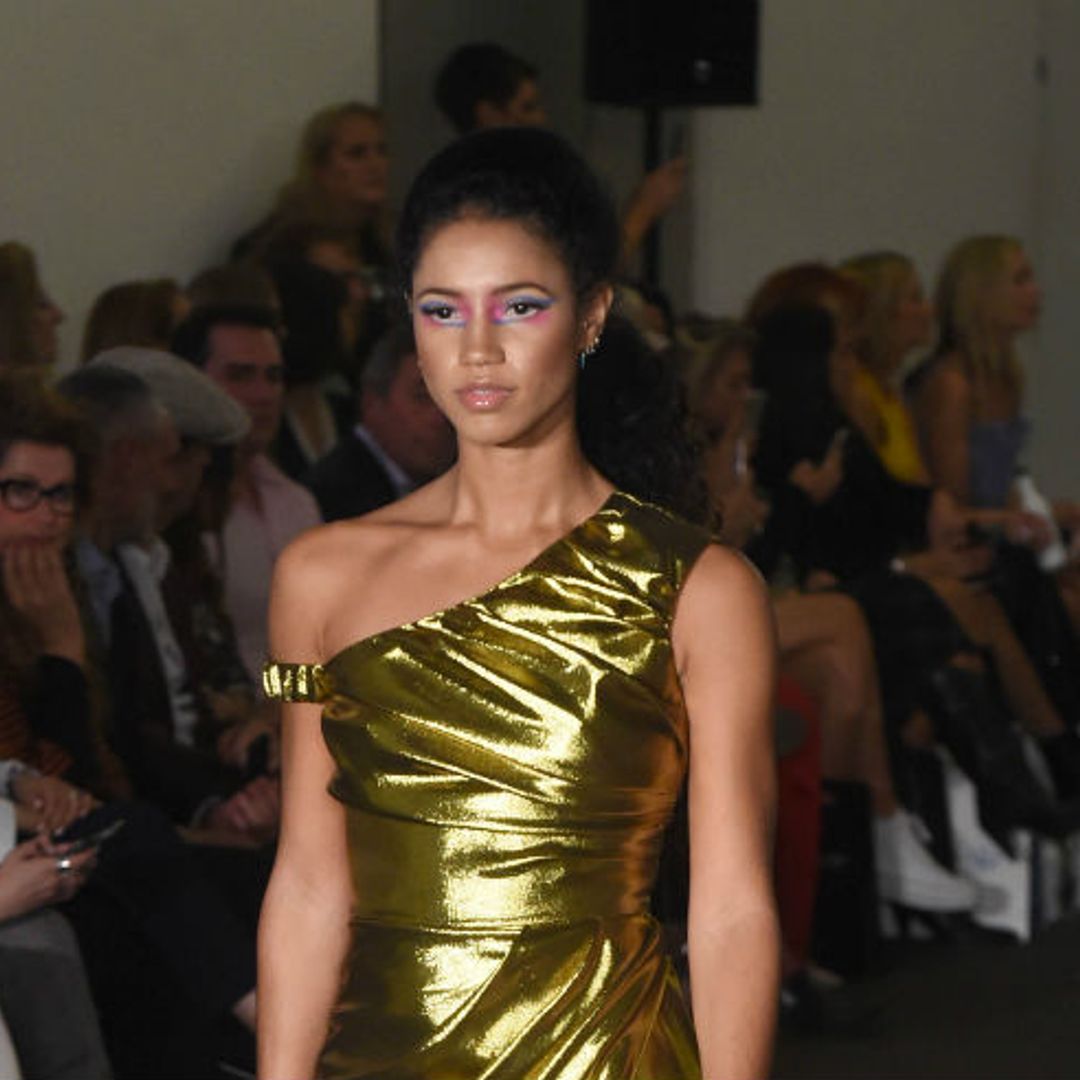 Strictly's Vick Hope looks unrecognisable on catwalk at LFW