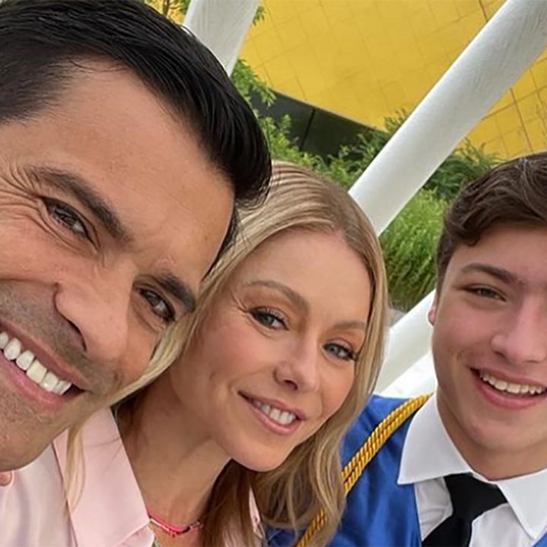 Kelly Ripa and Mark Consuelos visit their son at college and spend special day together