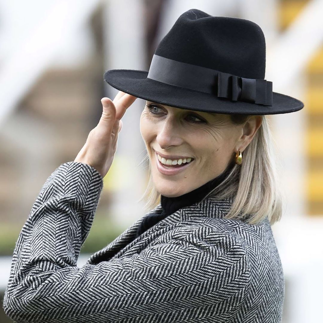 Zara Tindall recycles waist-cinching Christmas coat dress with over-the-knee boots