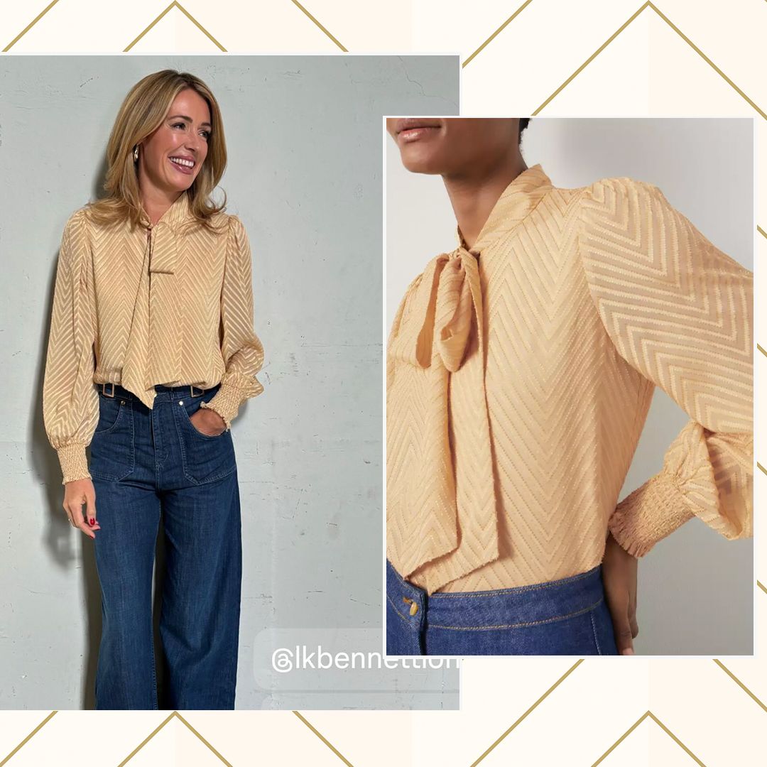 Cat Deeley takes style tips from Princess Kate in chic blouse - and it's just dropped in the sale