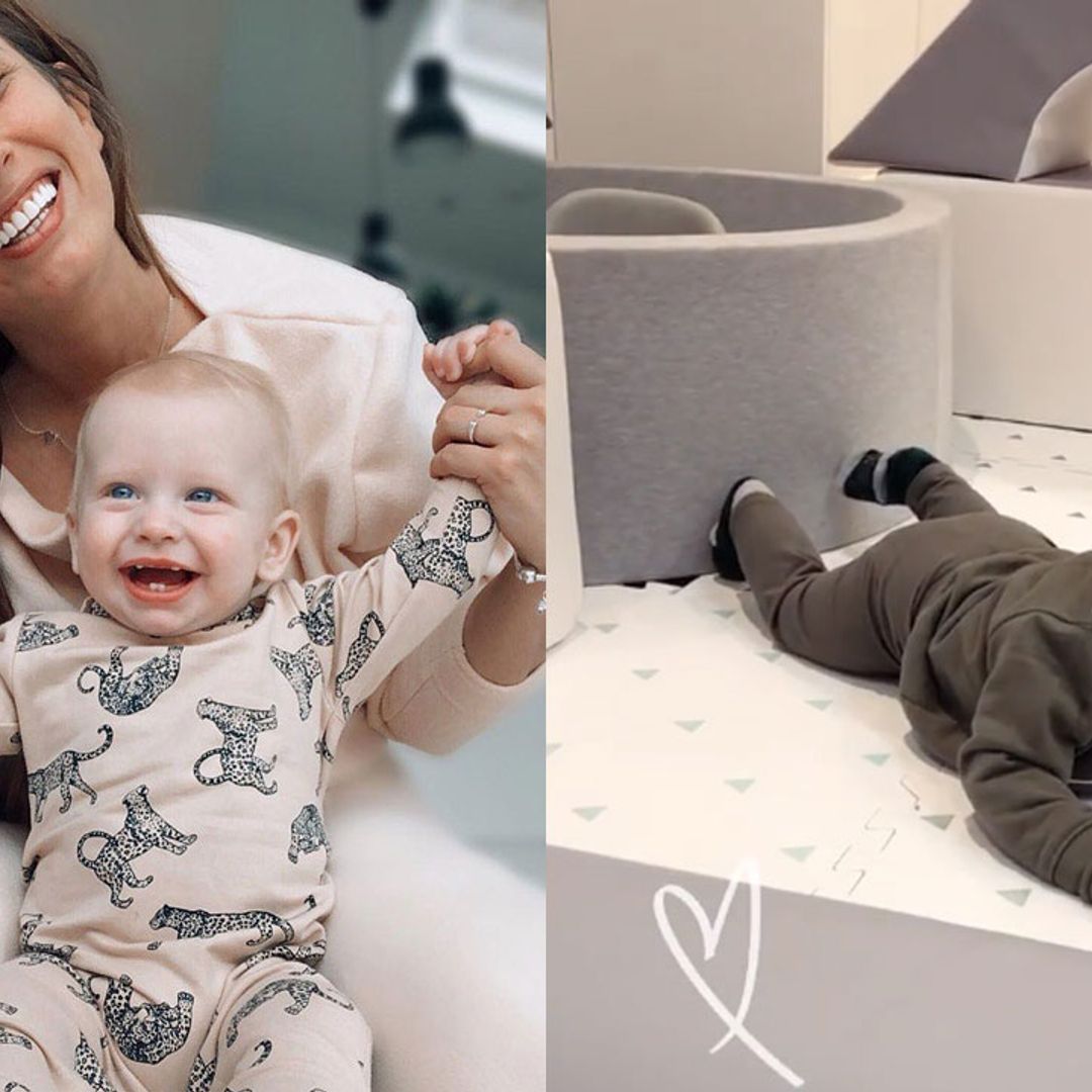 Stacey Solomon reveals baby Rex's incredible soft play area - and it includes a ball pit
