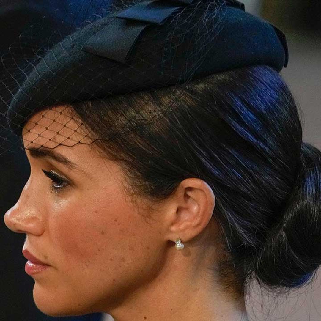 WATCH: Meghan Markle's reaction as the Queen's coffin enters Westminster Hall