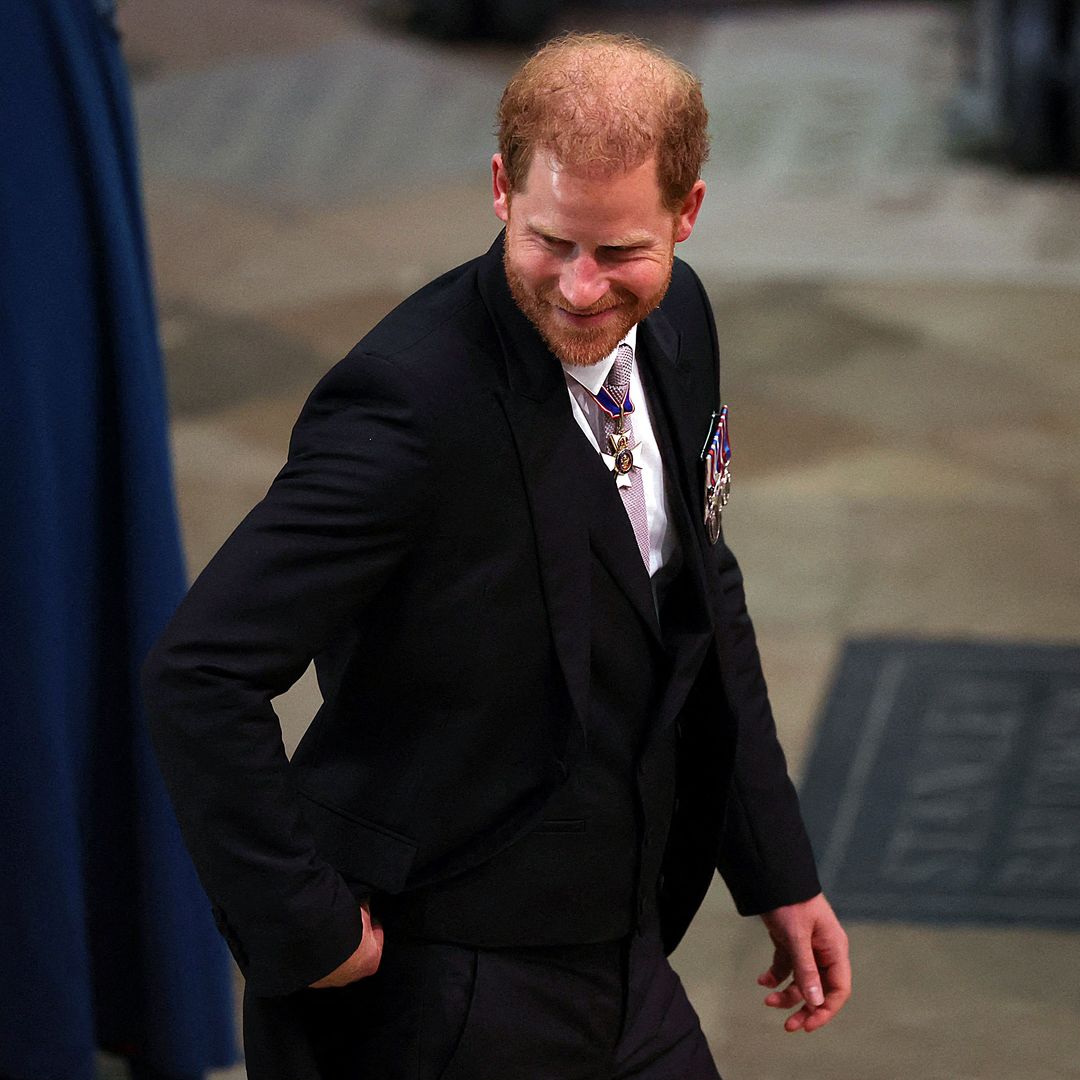 Prince Harry's interaction with cousin Zara Tindall at the coronation caught on camera