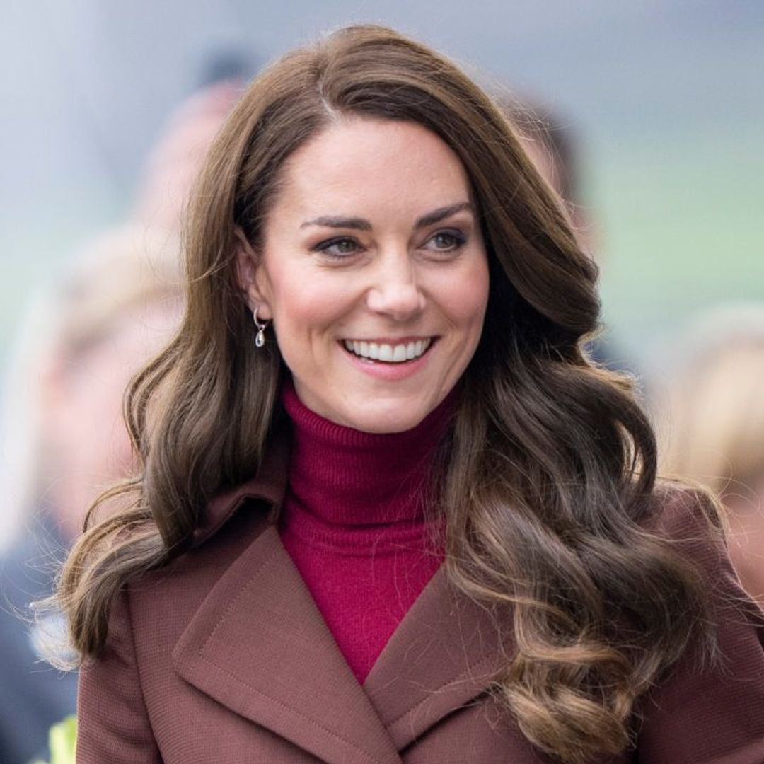 Princess Kate's latest pink sweater dress was a surprising colour choice - here's why