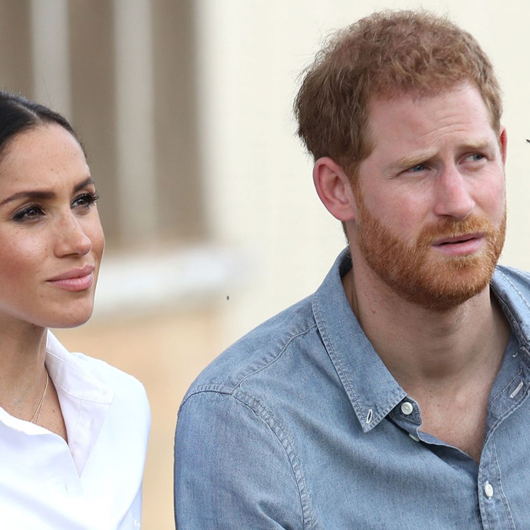Prince Harry and Meghan Markle seen making surprise visit to Oprah Winfrey's home