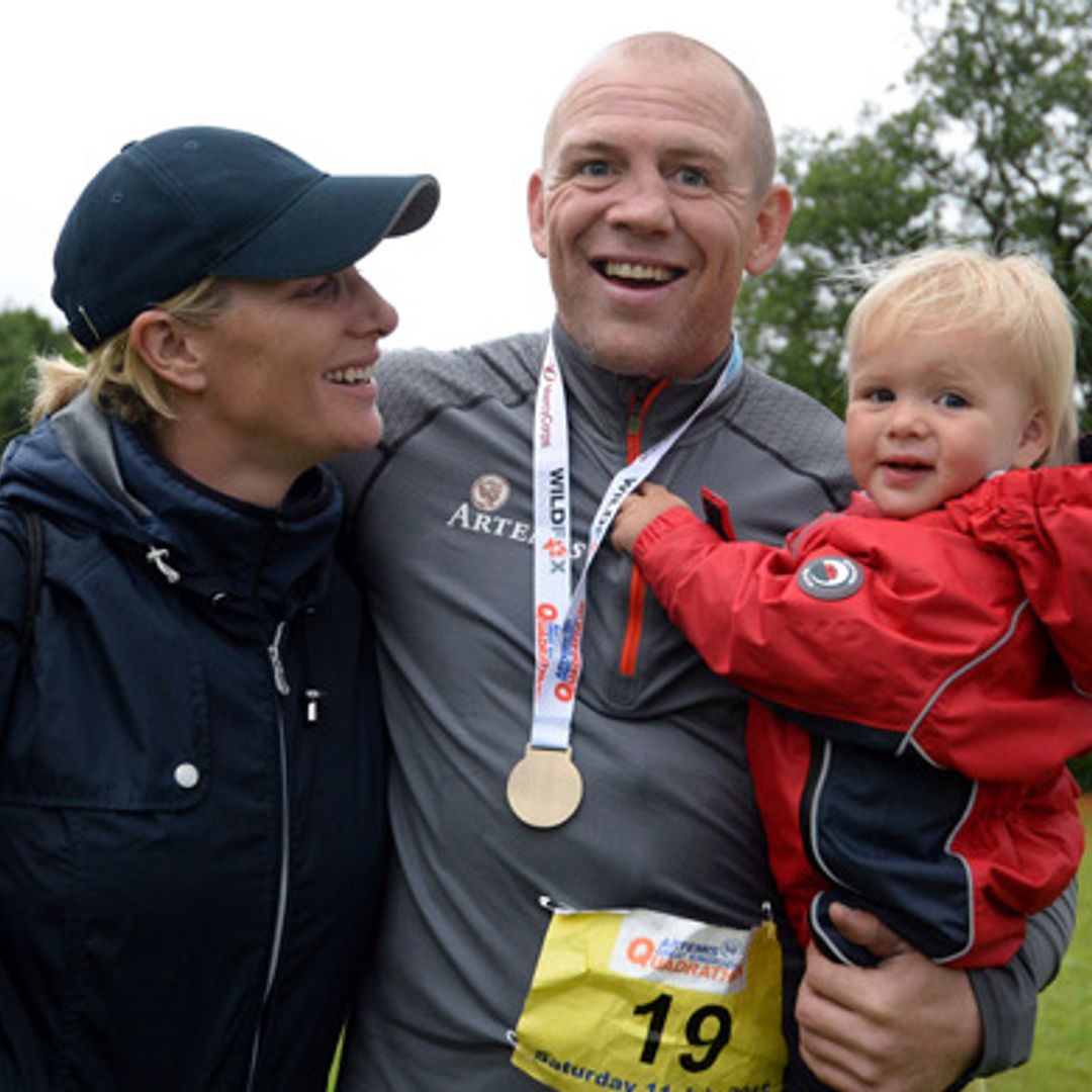 As Zara Tindall trains for the Olympics, husband Mike is a 'hands on dad'