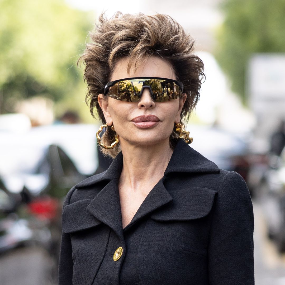 Lisa Rinna's ravishing latex catsuit might be her most daring look to date