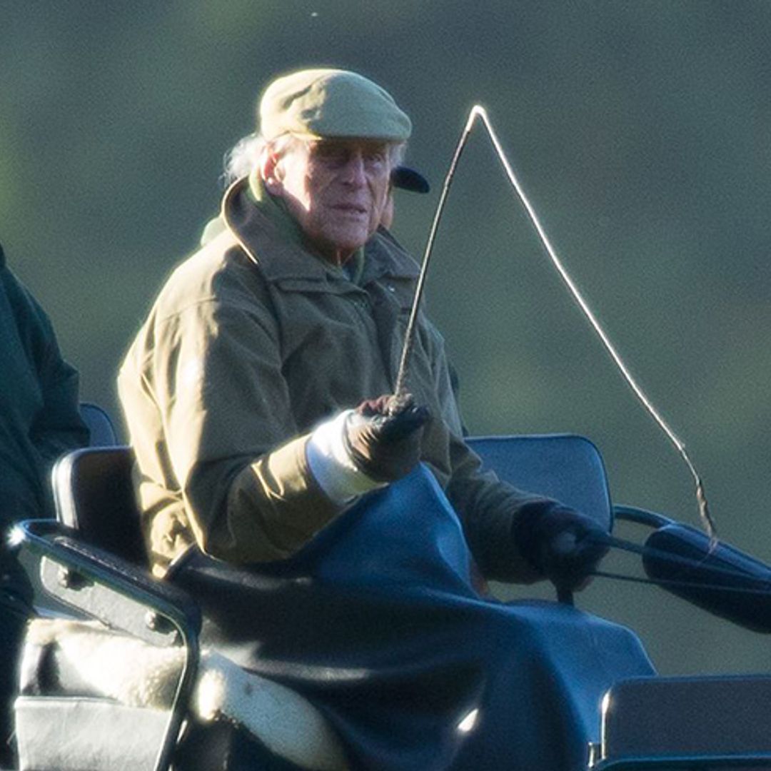 Prince Philip goes carriage driving after missing Remembrance Day services for first time in 20 years