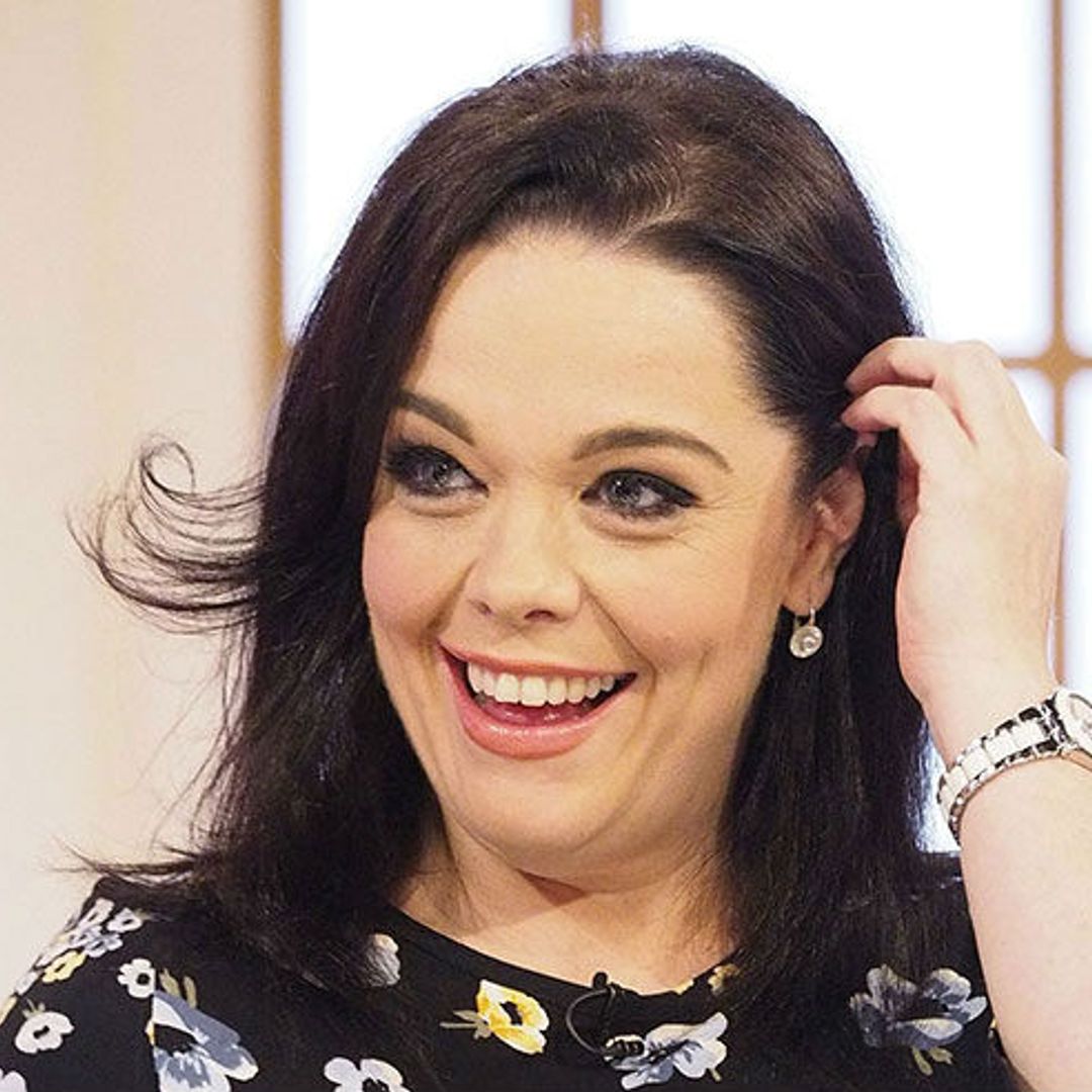 Lisa Riley looks radiant with barely-there makeup on her way to the Loose Women studios