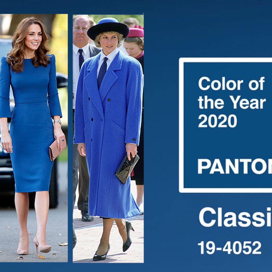 Pantone Colour of the Year 2020: Royals wearing Classic Blue, from