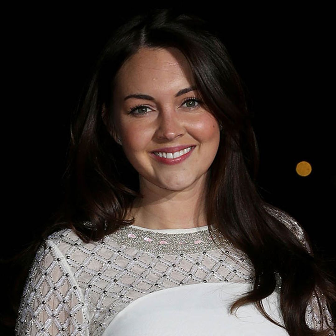 Lacey Turner enjoys mini reunion with former EastEnders co-star - and she brought little Dusty too!