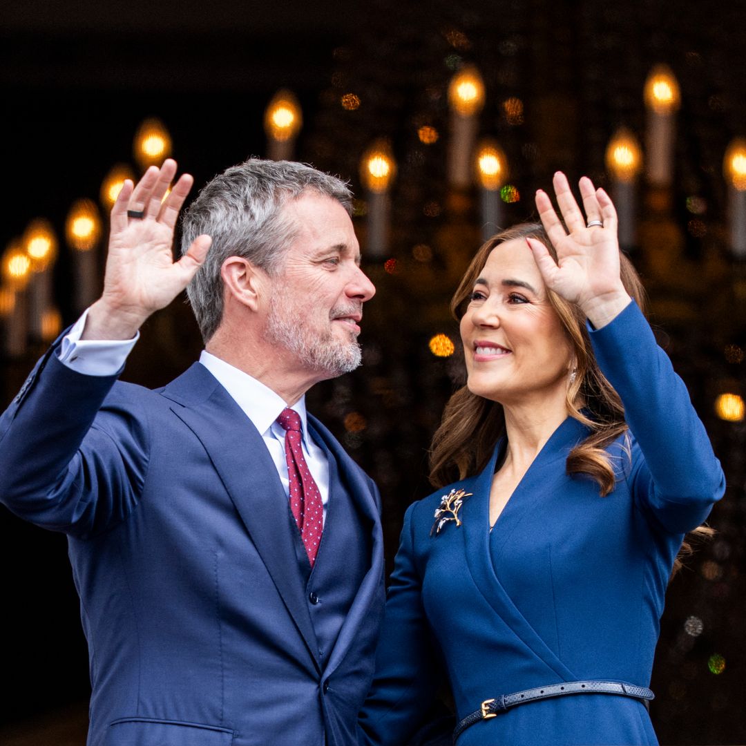 King Frederik and Queen Mary can't take their eyes off each other during special balcony appearance