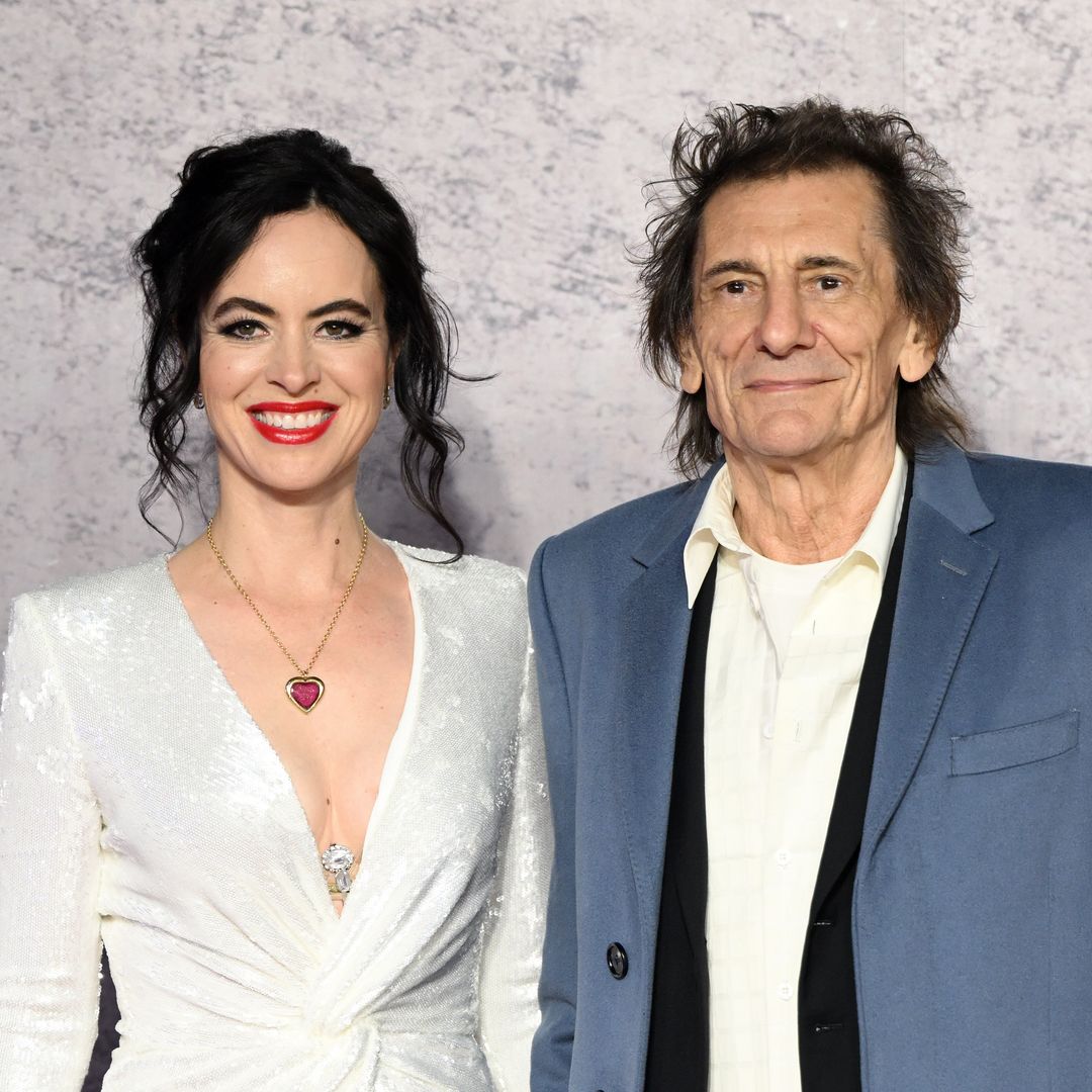 Ronnie Wood, 78, makes rare red carpet appearance with stunning wife, 47