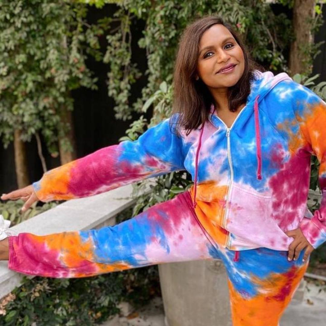 Mindy Kaling's tie-dye loungewear is what we all want to be wearing right now - and it's on sale