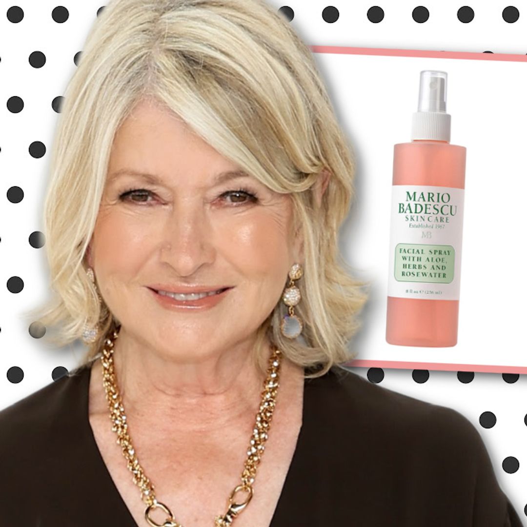 Martha Stewart, 82, swears by this affordable rosewater face mist for glowing skin